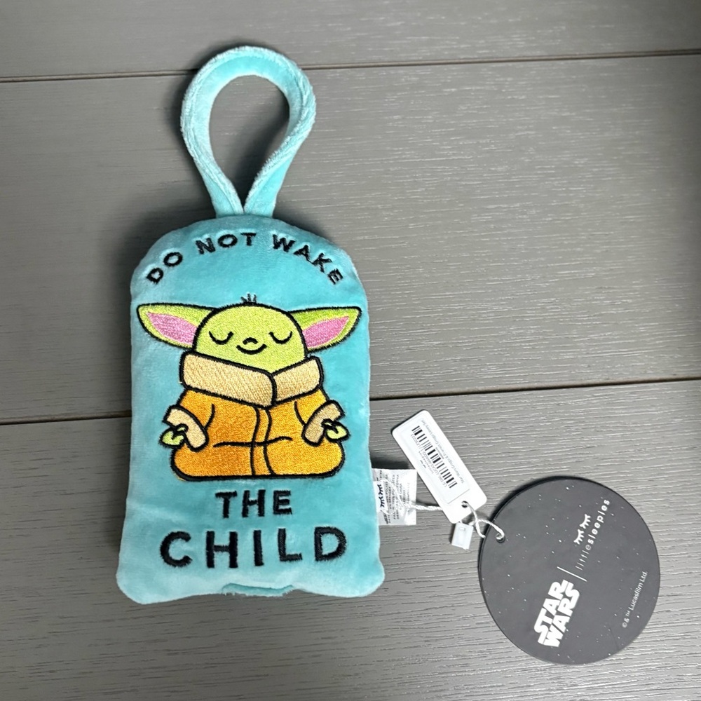 Little Sleepies Star Wars Grogu Plush Door Hanger NWT